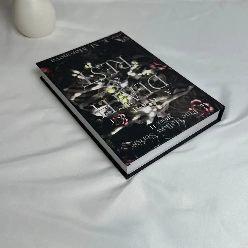 A God of Death & Rest K.M. Moronova OOP Hardcover Pine Hollow #2 Romantasy
